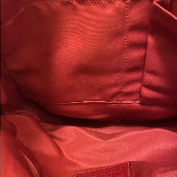 Coach Red and Brown Signature Tote - Picture 15 of 16